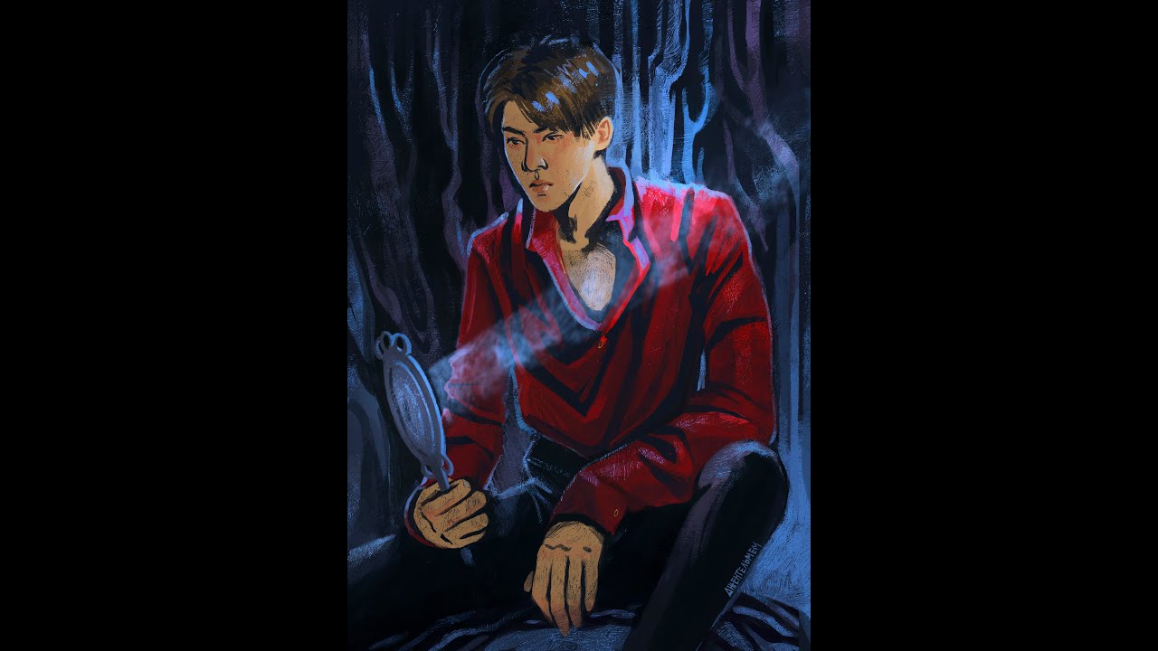 EXO SEHUN FANART SPEEDPAINT IN ADOBE PHOTOSHOP