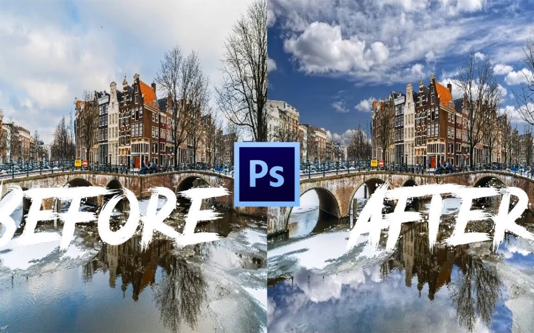 Advanced techniques for replacing a dull sky – Adobe Photoshop Tutorial