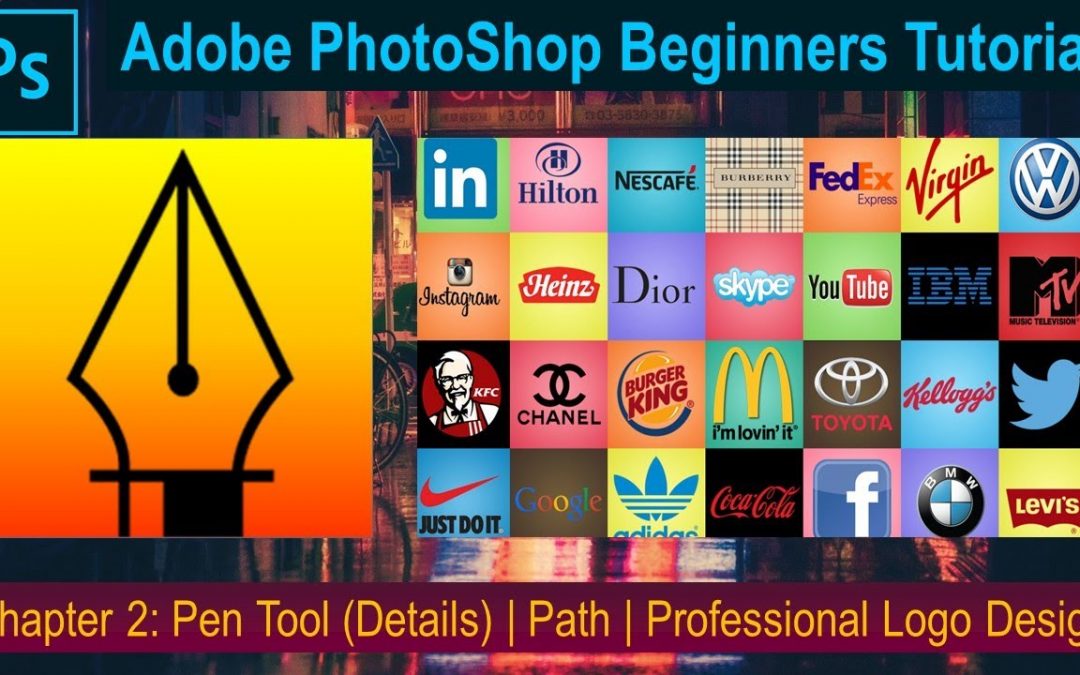 Adobe Photoshop Tutorials in Hindi | Master Pen Tool, Path | Professional Logo Designing | Chapter 2