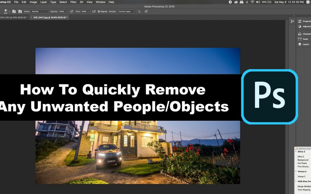 How to Remove Object using Adobe Photoshop, Stamp tool