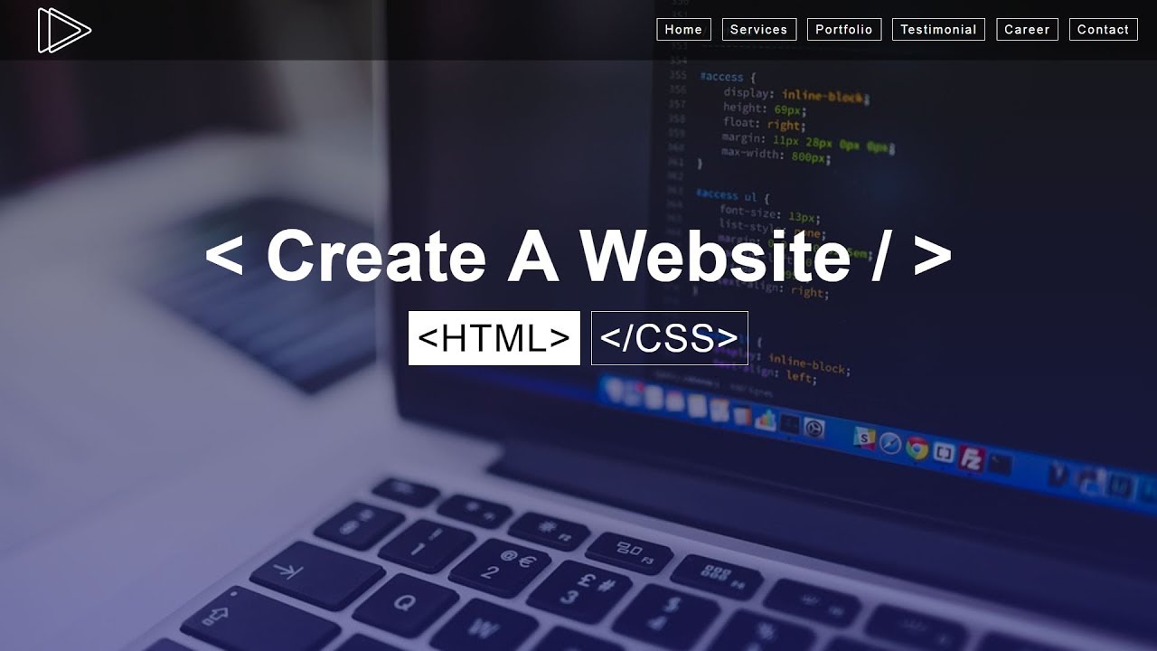 Do It Yourself Tutorials How To Create A Website Using HTML CSS 