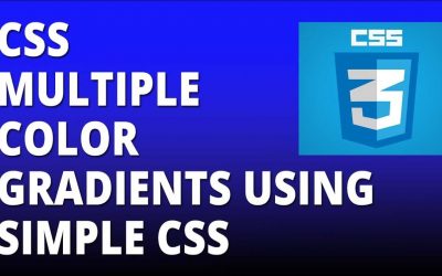 CSS multiple color gradients using simple CSS – Cascading Style Sheets Tutorial