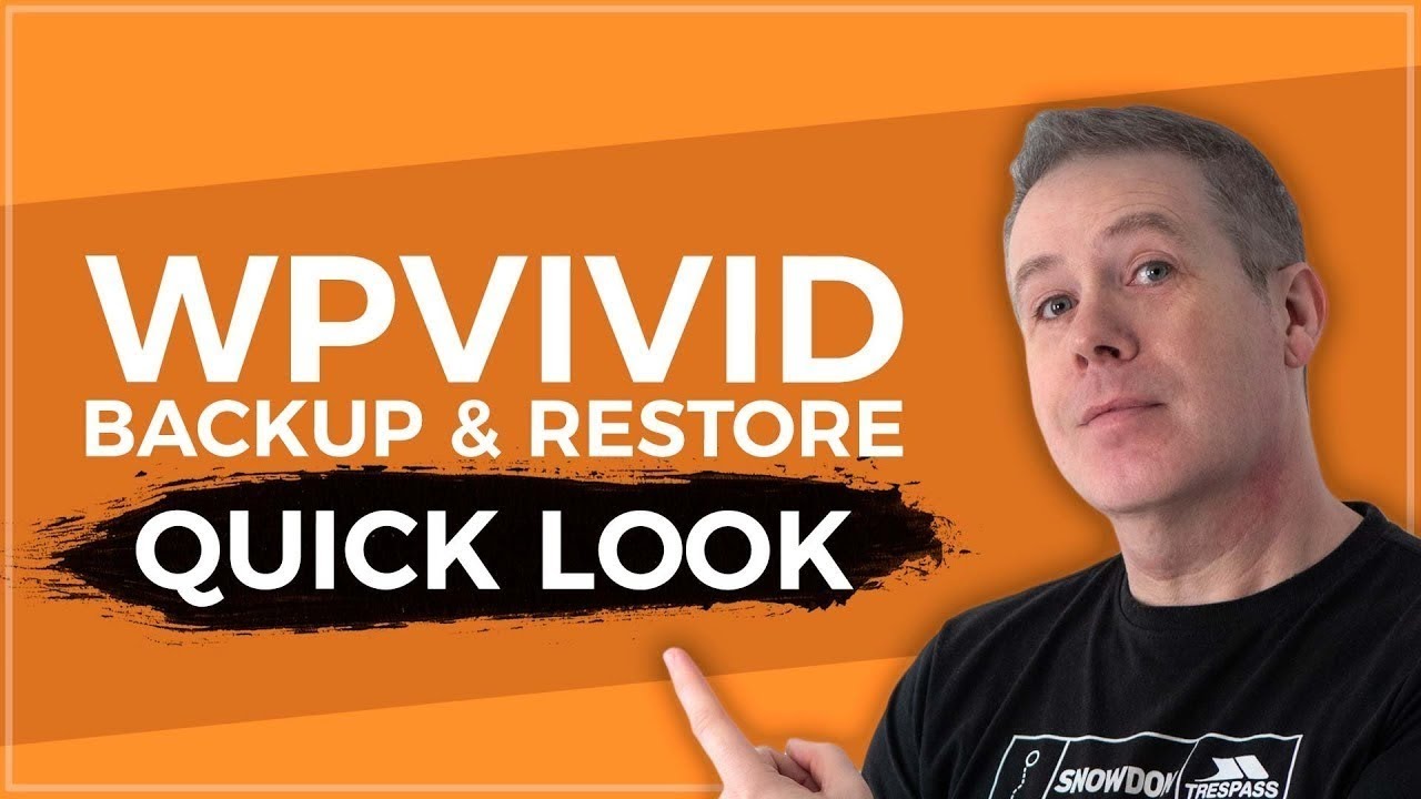 WordPress Backup And Restore with WPVivid for FREE