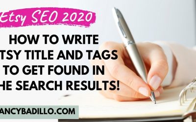 search engine optimization tips – Etsy SEO 2020 – How To Write Etsy Title and Tags To Get Found In Search Results