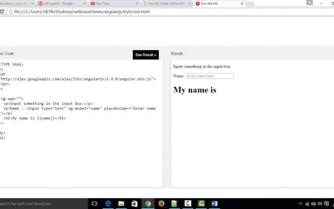 Create Online Editor Like W3schools (Try It Yourself) Using HTML,CSS ...