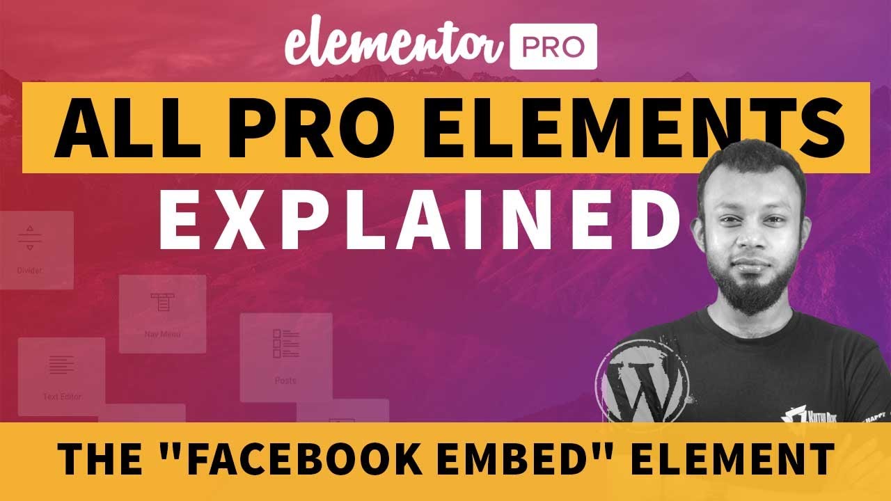 Facebook Embed Widget Tutorial | Elementor Pro Tutorial