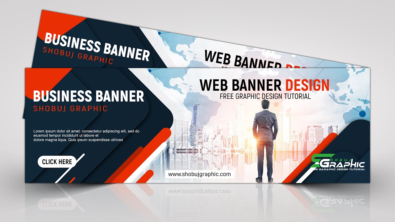 Web banner design tutorial