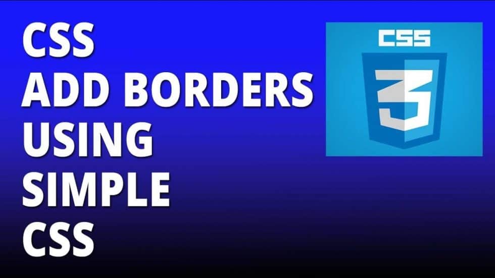 CSS borders using simple CSS – Cascading Style Sheets Tutorial | Dieno ...