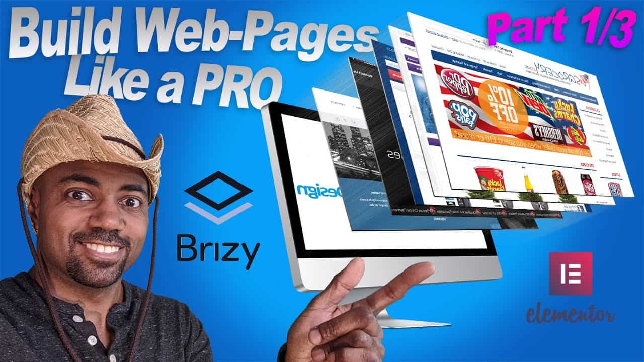 How to create a Wordpress website 2020 - with Elementor and Brizy (Hosting & Domain set up) Part 1/3