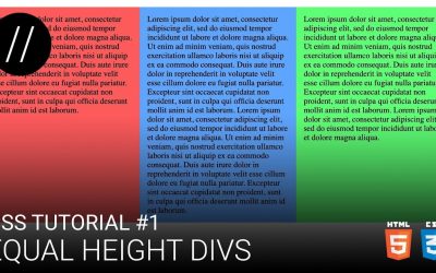 CSS Tutorial #1 — Equal Height Divs [UP/TO/DATE]