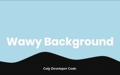 Wawy Background For Your Website | Using HTML, CSS & JS | [Coly💜 Developer Code