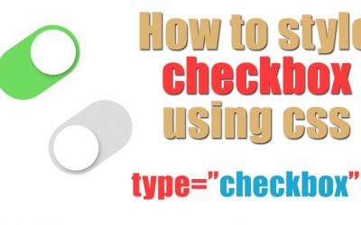 How to style checkbox using CSS / Как стилизовать checkbox