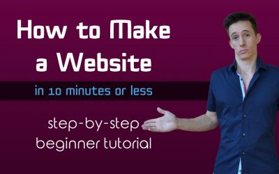 Do It Yourself – Tutorials – How To Build a Website for Dummies (in 10 mins or less) 2020