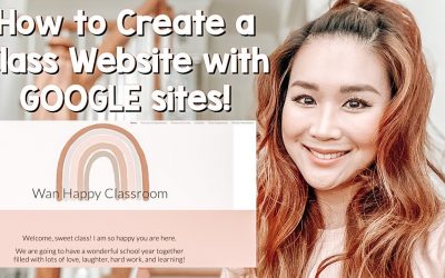 Do It Yourself – Tutorials – How to Create a Google Sites Class Website Page Tutorial | Virtual Learning and/or Face-to-Face