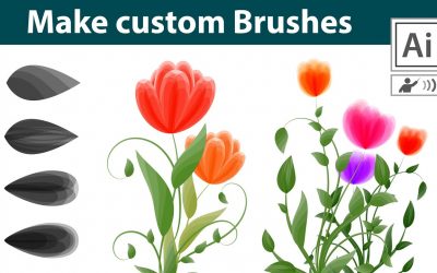 Do It Yourself – Tutorials – Create your own Leaf and Flower Brushes – Adobe Illustrator Drawing Tutorial