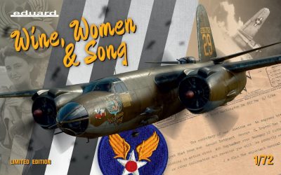 Do It Yourself – Tutorials – Eduard : WINE, WOMEN & SONG B-26 : 1/72 Scale Model : In Box Review