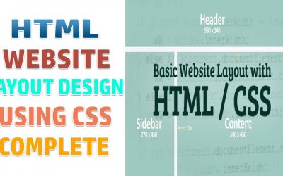 Do It Yourself – Tutorials – Html Coding Basics – 08 – HTML website layout complete design tutorial using CSS