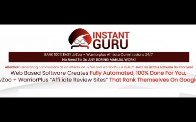 Do It Yourself – Tutorials – Make Commissions On Autopilot With Reviews Of Jvzoo + Warriorplus Products | Instant Guru Demo