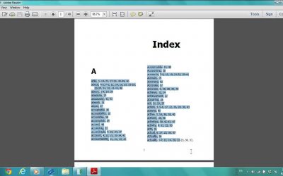 Do It Yourself – Tutorials – PDF Index Generator Software: How can i design my own book index template ?