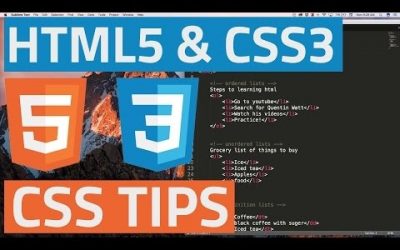 [Javascript Tutorials] HTML5 and CSS3 beginner tutorial 14 – CSS tips