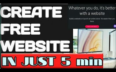 Do It Yourself – Tutorials – How to create a free website | How to create a website for free | make free website in 5 min |