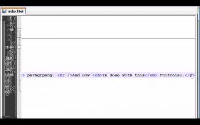 XHTML and CSS Tutorial – 5 – Bold, Italics, and Comments