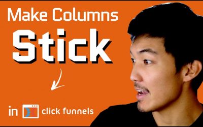 ClickFunnels Tutorial – Sticky Element [CSS Tricks 2020]