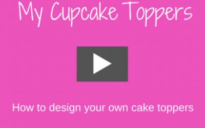 Do It Yourself – Tutorials – How to design your own cake topper – www.mycupcaketoppers.co.uk