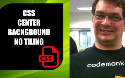 How to place a background center image in html & css with no tiling