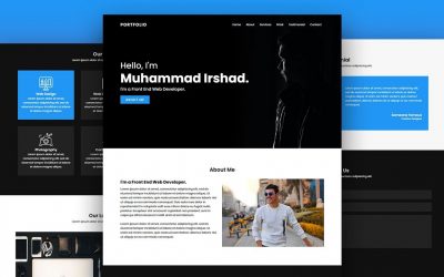 Do It Yourself – Tutorials – Build a Complete Responsive Personal Portfolio Website using Html CSS & Javascript from Scratch