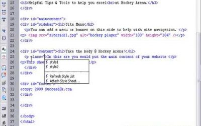 Do It Yourself – Tutorials – CSS Tutorial to build your own CSS website – Part 5