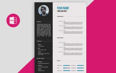 Do It Yourself – Tutorials – CV/Resume template Design tutorial with Microsoft Word   free PSD+DOC+PDF