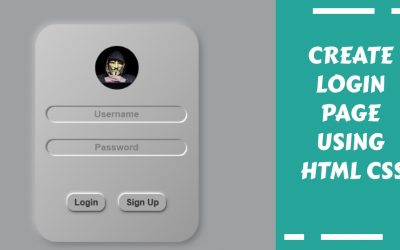 Do It Yourself – Tutorials – Create login page using HTML and CSS | HTML CSS Tutorial | Akash Rahman