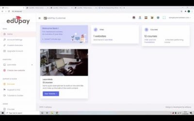 Do It Yourself – Tutorials – EduPay Review Demo – Online Learning Platform Website Builder Software Tool