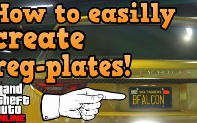 Do It Yourself – Tutorials – GTA online guides – How to create custom license plates