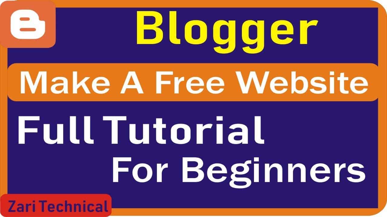 How To Create Blog In Blogger Make Your Own Website 2020 Earn Money