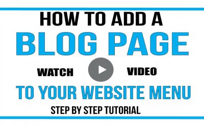 Do It Yourself – Tutorials – How to add blog page to your home page menu