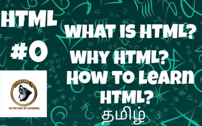 Do It Yourself – Tutorials – Into to basic HTML in Tamil // what is HTML ,Why HTML// error in // error in HTML