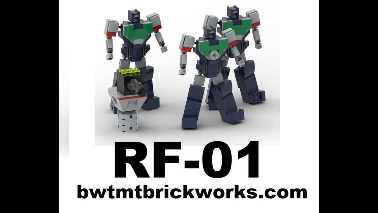 Lego Transformers RF-01 Reflector / Refraktor by BWTMT Brickworks wmv