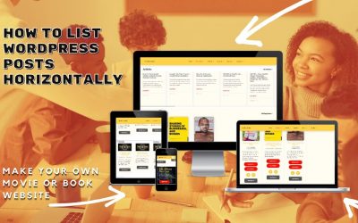Do It Yourself – Tutorials – Make a movie website | Horizontal Scrolling For blog and custom posts (download FREEBIE section)