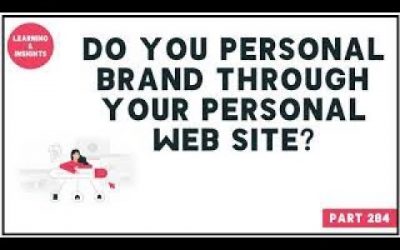 Do It Yourself – Tutorials – PART 284 | How to Create a Personal Brand through Website? | LinkedIn Tutorial & Strategies |