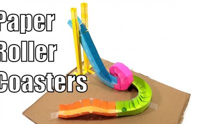 Do It Yourself – Tutorials – Paper Roller Coasters – Fun STEM Activity!