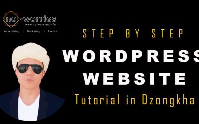 Do It Yourself – Tutorials – WordPress Website Tutorial in Dzongkha