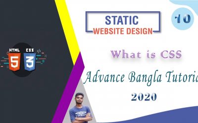 Web Design [10] How To Web Design Html And Css "What is CSS" Advance Bangla Tutorial 2020