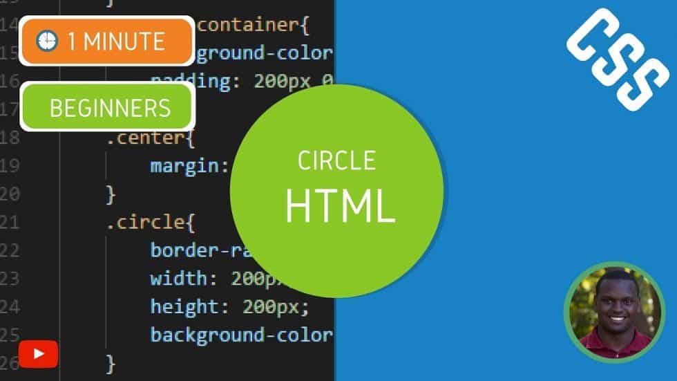 How to Make a Circle in HTML and CSS CSS Tutorial Dieno Digital