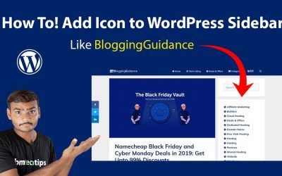 How To Add Font Awesome Icon to WordPress Sidebar Using CSS Hindi