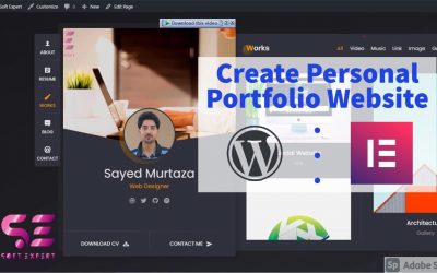 Do It Yourself – Tutorials – How to Create a PROFESSIONAL PORTFOLIO WordPress Website 2020 | Elementor | NO CODING