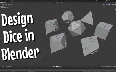 Do It Yourself – Tutorials – Design Your Own Custom Dice for Free | Blender Tutorial | DIY with Cly Ep. 21