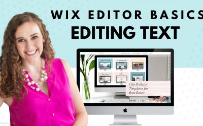 Do It Yourself – Tutorials – Editing Text in WIX | WIX Website Editor | WIX Tutorials | How to Create Your Own Website