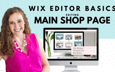 Do It Yourself – Tutorials – Editing Your Main Shop Page in WIX Stores | WIX Website Tutorial | Build Your Own Website